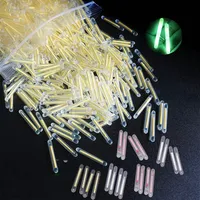 100 Pieces Fireflies Fluorescent Lightstick Light Fishing Float Rod Lights Dark Glow Stick Useful Fishing Fluorescent Lightstick