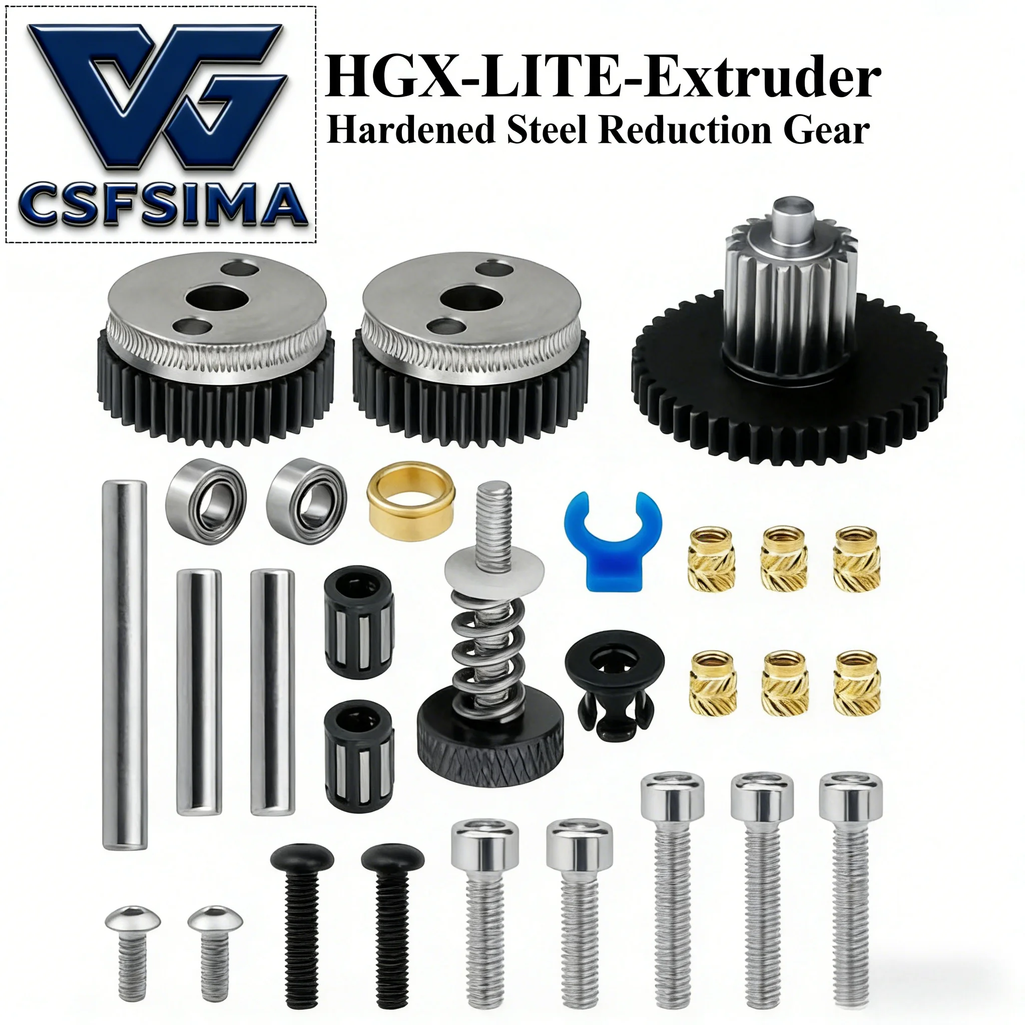 

Комплект экструдера HGX: высокоточный редуктор из закаленной стали и нейлона, прочные аксессуары для модернизации 3D-принтера