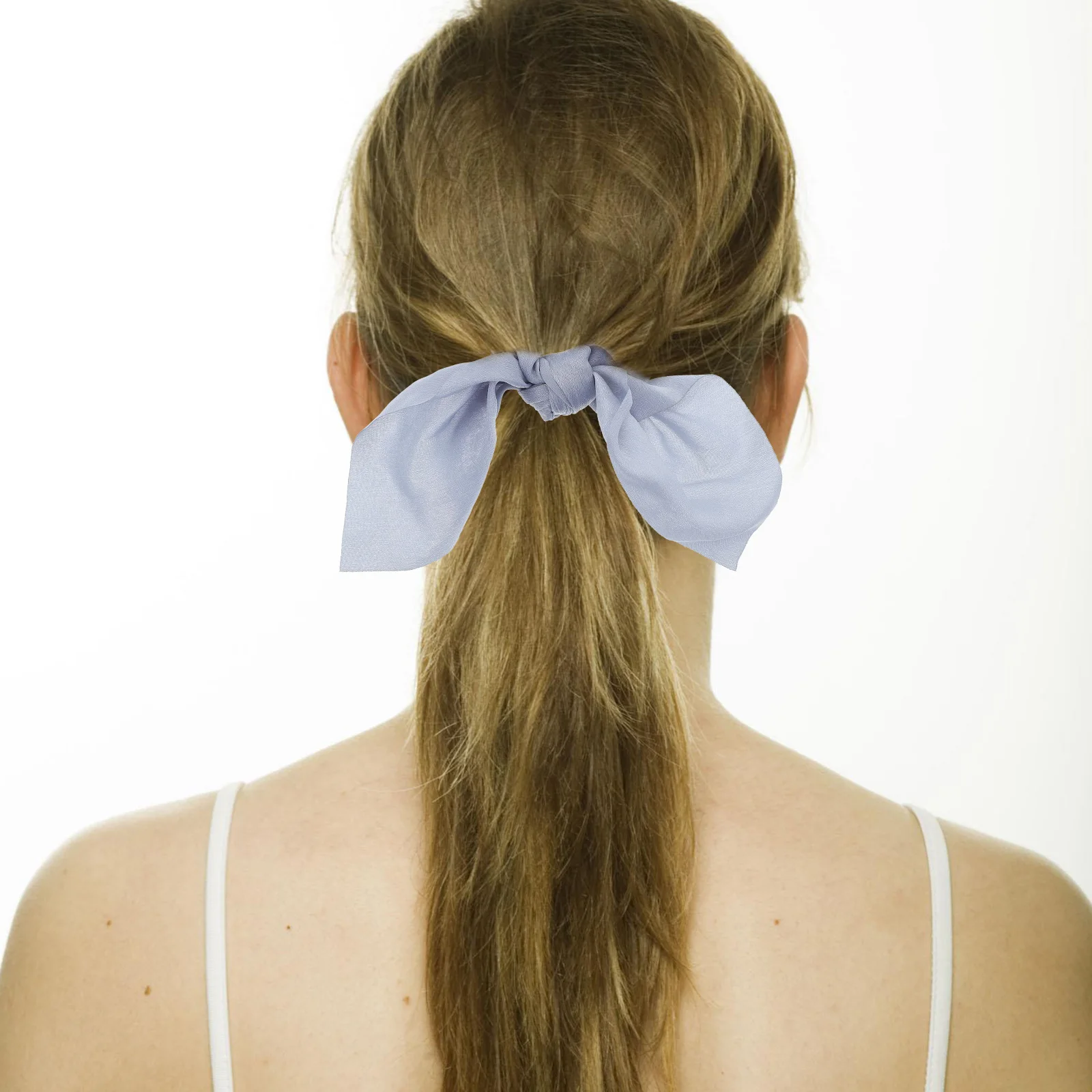 

10Pcs Elastic Bunny Ear Hair Ties Soft Flexible Bow Scrunchies Hair Accessories for Daily Party Hairstyles Bow Scrunchies