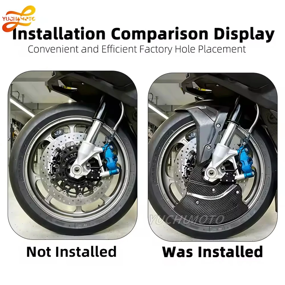 Motorcycle Front Mudguard Kit Brake Disc Cover For BMW S1000R M1000R S1000RR M1000RR S1000XR Front Brake Caliper Protective Cove