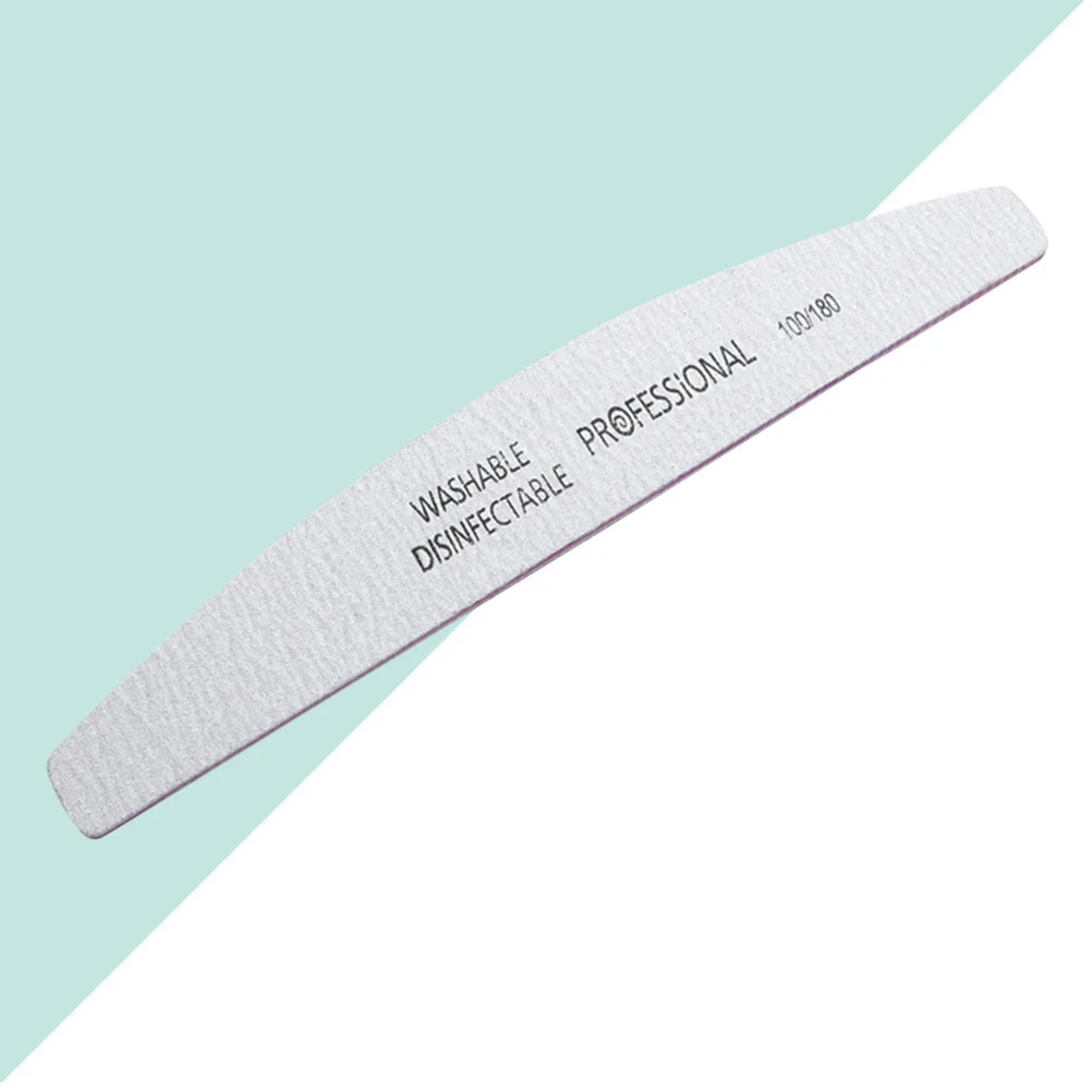 Nail File Buffer Set Rounded Corner For Natural False Nails Manicure Polish Removal Nail Files Emery Board Professional