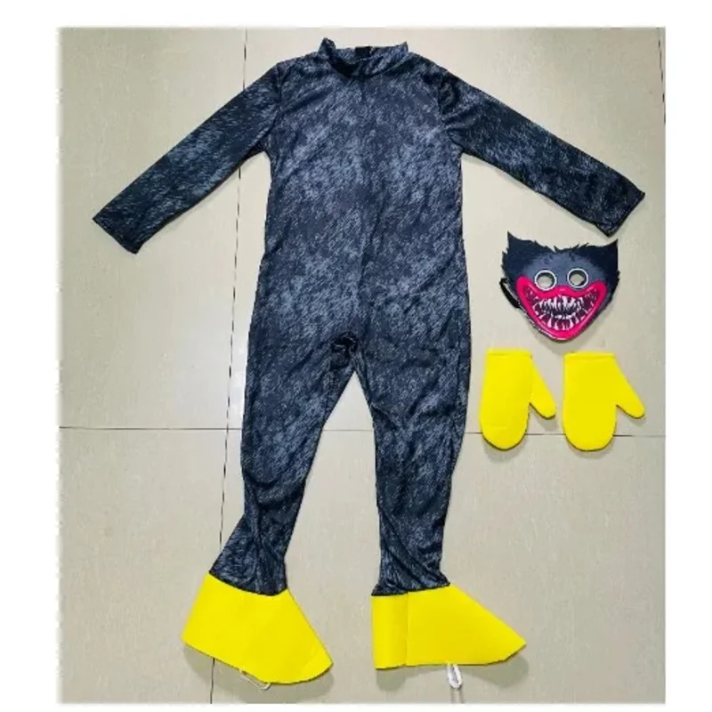 Huggy cosplay costume set for boy girl Bobbi plush sausage weird plush latex headgear funny Hami Vagi party dress up gift oi9336