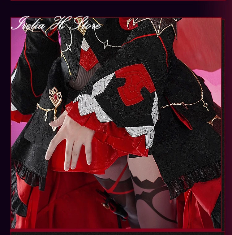 إيريليا H هونكاي تأثير تأثيري حلي ، تيريسا نهاية العالم تحت القمر ، اليمين اللباس ، أزياء هالوين ، أنثى