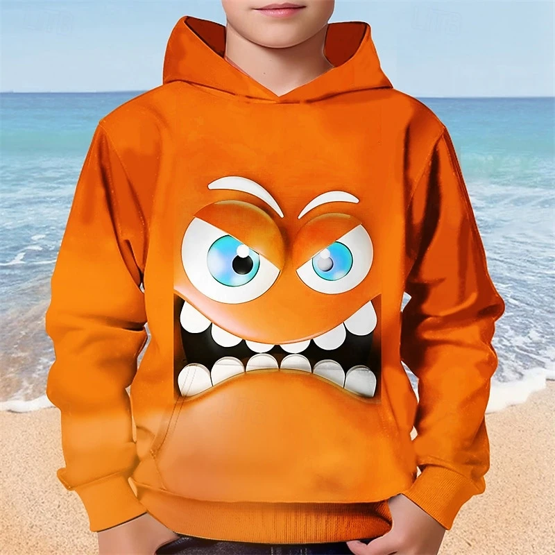 Funny 3D Print Hoodies For Man Spoof Face Prints Sweatshirt Outdoor Leisure Fashion Hip Hop Streetwear Funny Unisex Clothing Top