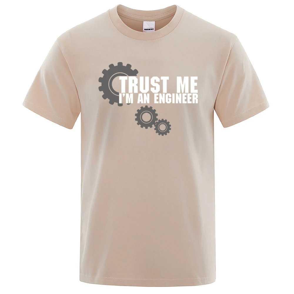 Vertrauen Sie mir Ich bin Ingenieur Druck Kleidung Männer Vintage Overs ize T-Shirt Sommer 100% Baumwolle lose T-Shirt Kleidung Mann neue Rundhals-T-Shirts