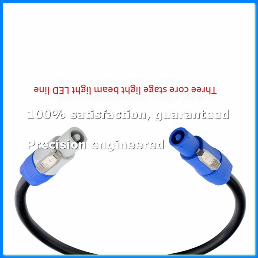 PowerCON 3x1.5mm² Single Phase Extension Cable 3 Core Power Connect Cable Stage Light LED Light Event Show, 3 Meter-AD23