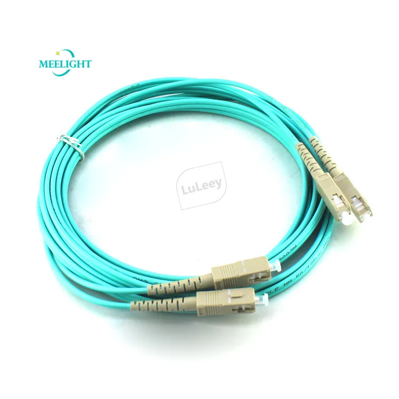 

10MB Multimode Dual-Core Fiber UPC-SC for SC/UPC-MM-OM3-3/Wire Jumper High Quality SC-SC 10 Gigabit Multimode Duplex Fiber