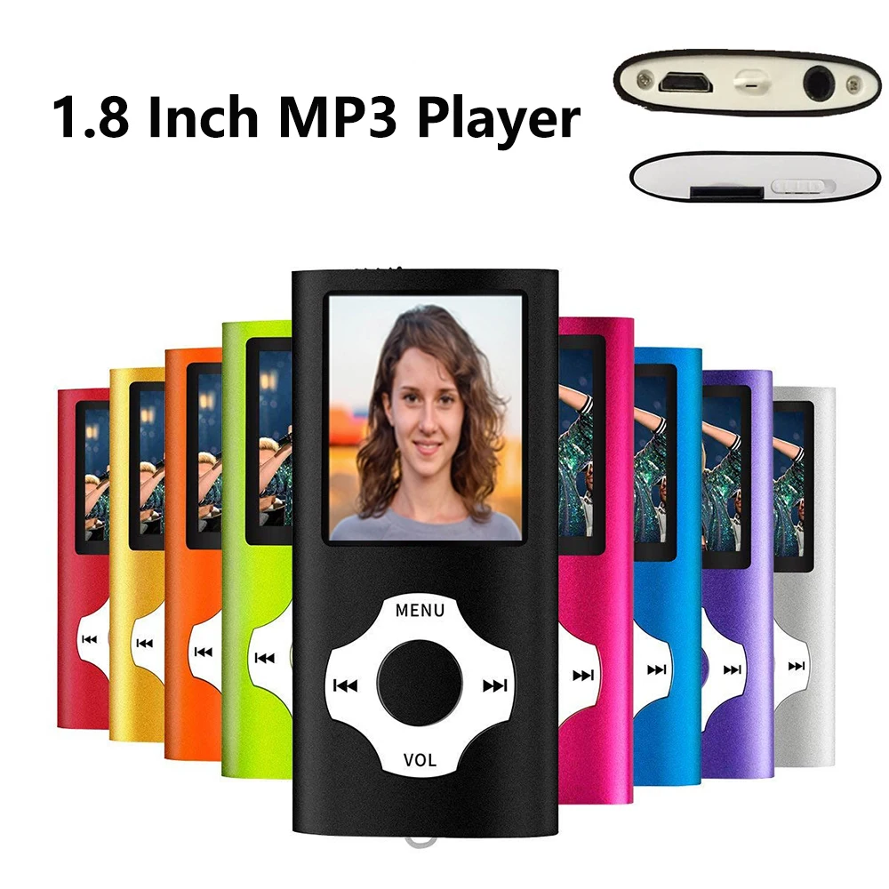 Цифровой медиаплеер MP4, портативный FM радиоприемник Txt, электронная книга, Ультратонкий MP3-плеер, музыкальный плеер, аудио, диктофон, подарок для ребенка