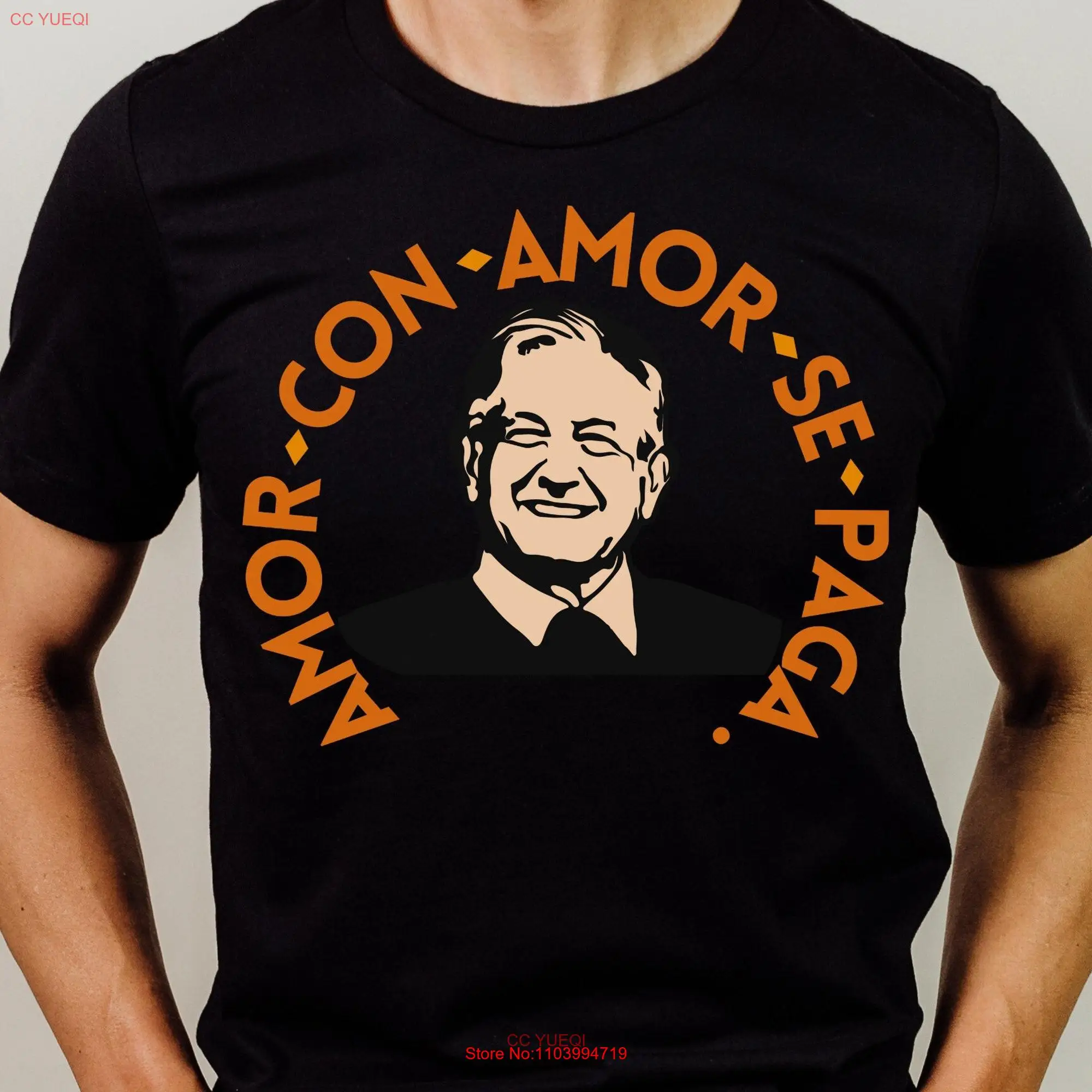 AMLO-T-shirt manches longues ou courtes, Honor to Whom Deserves President Lopez Obrador pour AMLOVERs 4T, cadeau mexicain