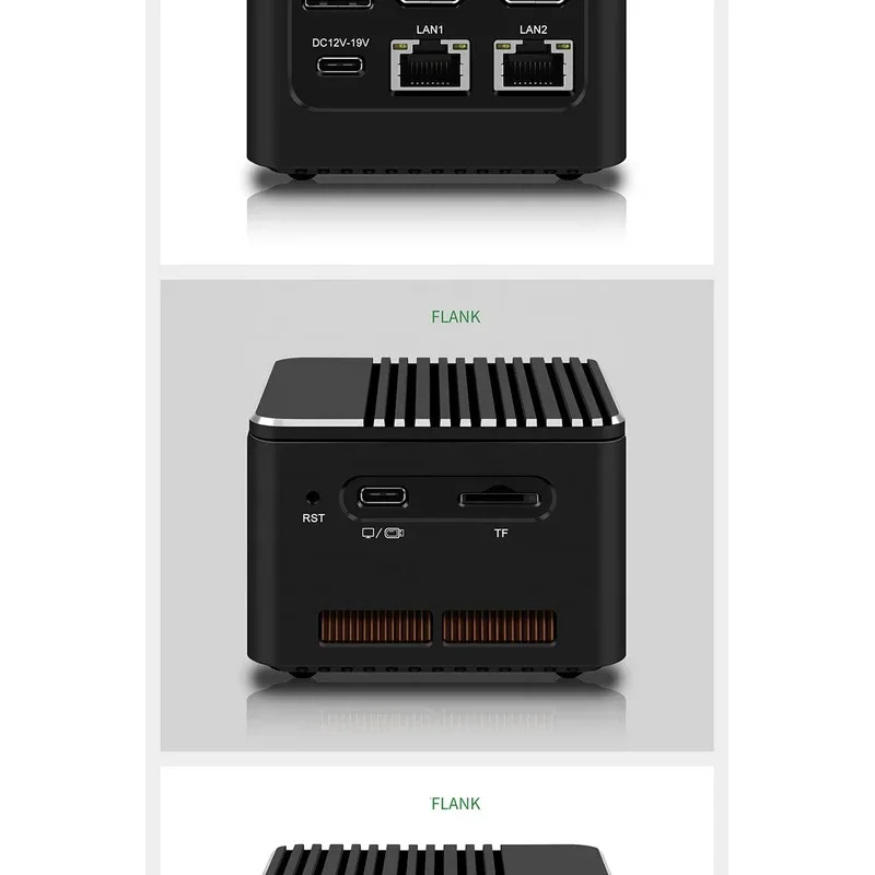 Mini PC, N100(4C/4T, fino a 3,4 GHz), 16 GB LPDDR5 NO SSD UHD Grafica Barebone Mini computer desktop WiFi6/BT5.2