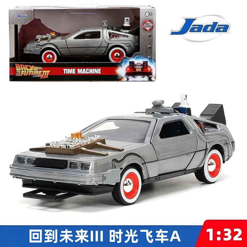 

Модель автомобиля JADA 1:32 «Назад в будущее» (DMC), классический сувенир для взрослых, статическая модель для демонстрации, подарок