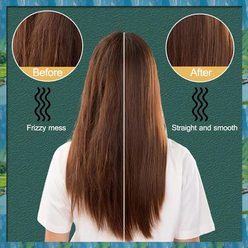 

The Electric Hair Straightener Brush Hot Comb Multifunctional Heating Comb Negative Anti Scalding Styling Tool
