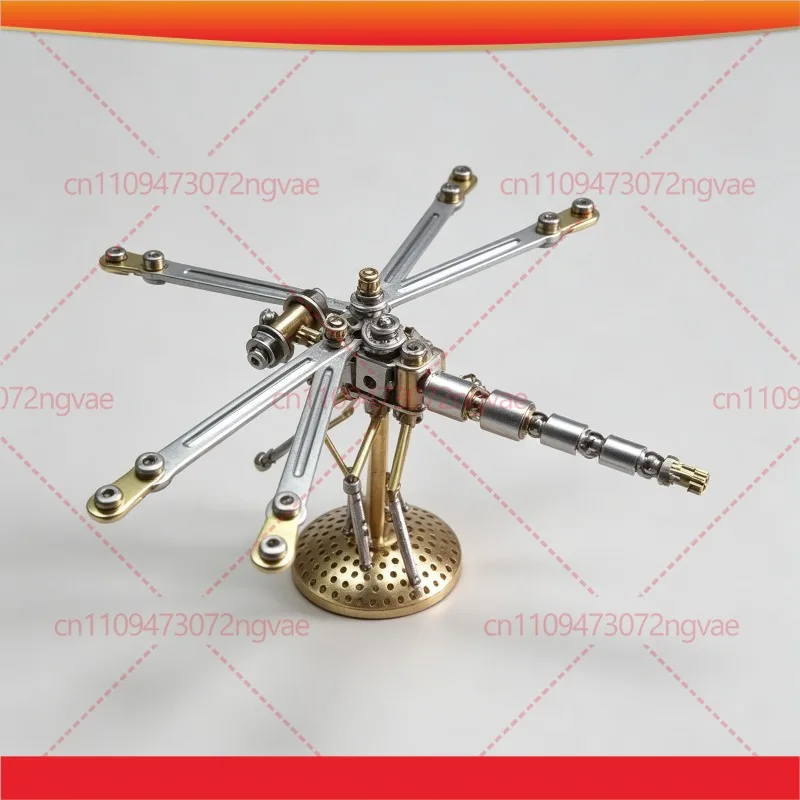 Steampunk Mechanical Lexian Dragonfly DIY Assembly Kit Handcraft Insect Model Desktop Art Ornament
