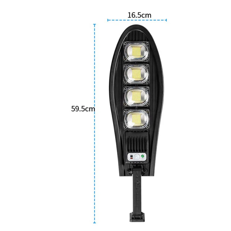 farola solar 168LED incorporada 3000MAH LED impermeable al aire libre actualizado para la pared del jardín