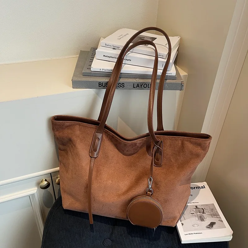 

2025 Upscale Tote Bag for Women, Textured Shoulder Bag Crossbody Strap, Premium Leather Handbag, Sophisticated Versatile