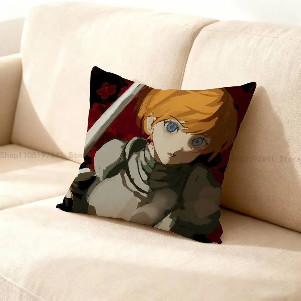 

Game F-Fear H-Hunger Pillow Case Plush Pillow Cases Home Decoration Pillow Cover for Sofa Bed Chair Living Room