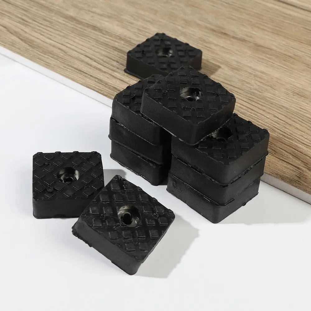 10ชิ้นเก้าอี้นุ่มใสขาโต๊ะด้านล่างกันลื่นป้องกันการลื่นไถลตัวป้องกันพื้นไม้กันเสียงรบกวนสกรูบนแผ่น