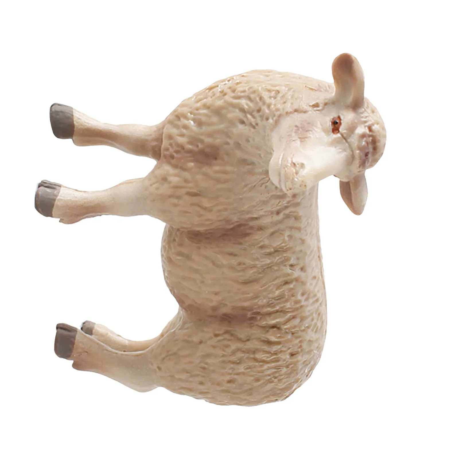 Mini Farm Animal Figure Realistic Sheep Toy for Farmhouse Decor Lifelike Livestock Table Decoration