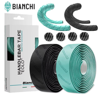 BIANCHI 1 Pair Bicycle Handlebar Tape For Road Gravel Bike Ultralight PU Non-Slip Shock Absorbing Tape Bike Cycling Equipment