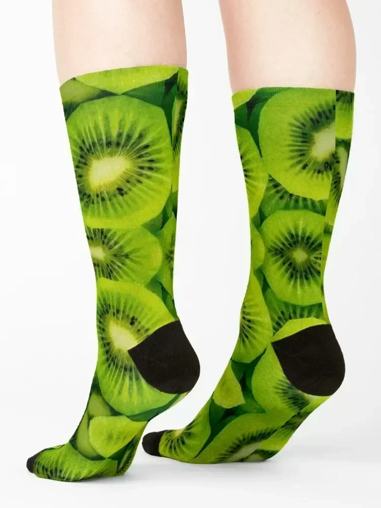 Kiwi fruit design Socks tennis colored Stockings compression Stockings Women's Socks Men's