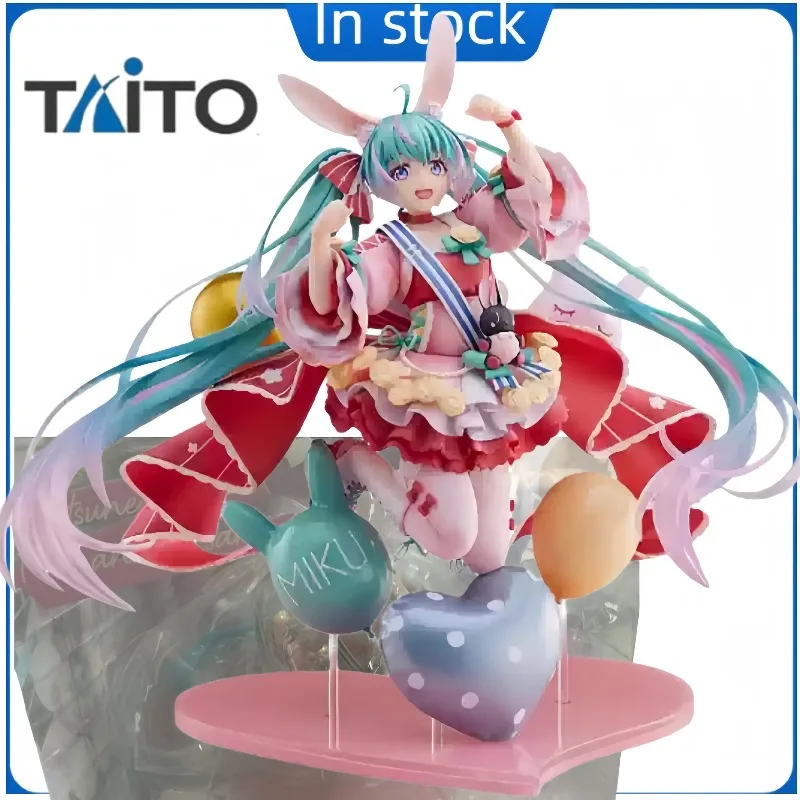 

100%Original Spiritale Hatsune Miku Birthday 2021 Bunny Girl Ver 1/7 Scale Anime Figure ABS PVC Collectible Model Toy Gift