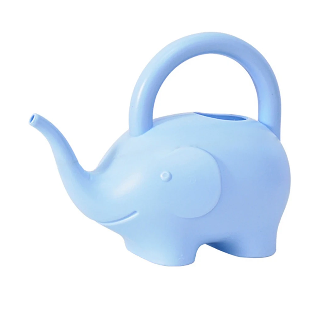 Cartoon Plastic Elephant Dinosaur Watering Can 1l Portable Cute Animal Shaped Sprinkler For Children Gardening Learning Tools