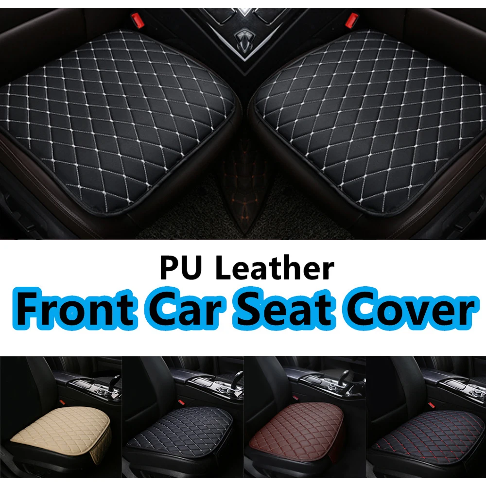 

1PCS Front Leather Car Seat Covers For PORSCHE Cayman 987C Cayenne Mancan Boxster 911 Panamera Automobile Seat Cushion Cover