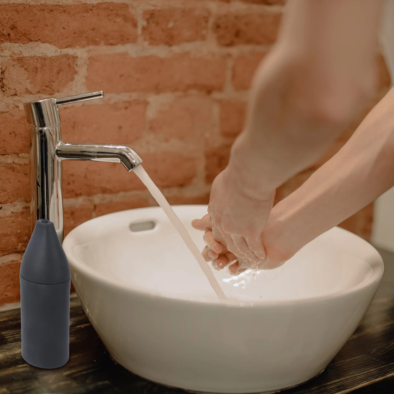 

Silicone Travel Hand Soap Dispenser 20ml Portable Mini Black Travel Dispenser Bottle Refillable Lotion Container Trip Camping