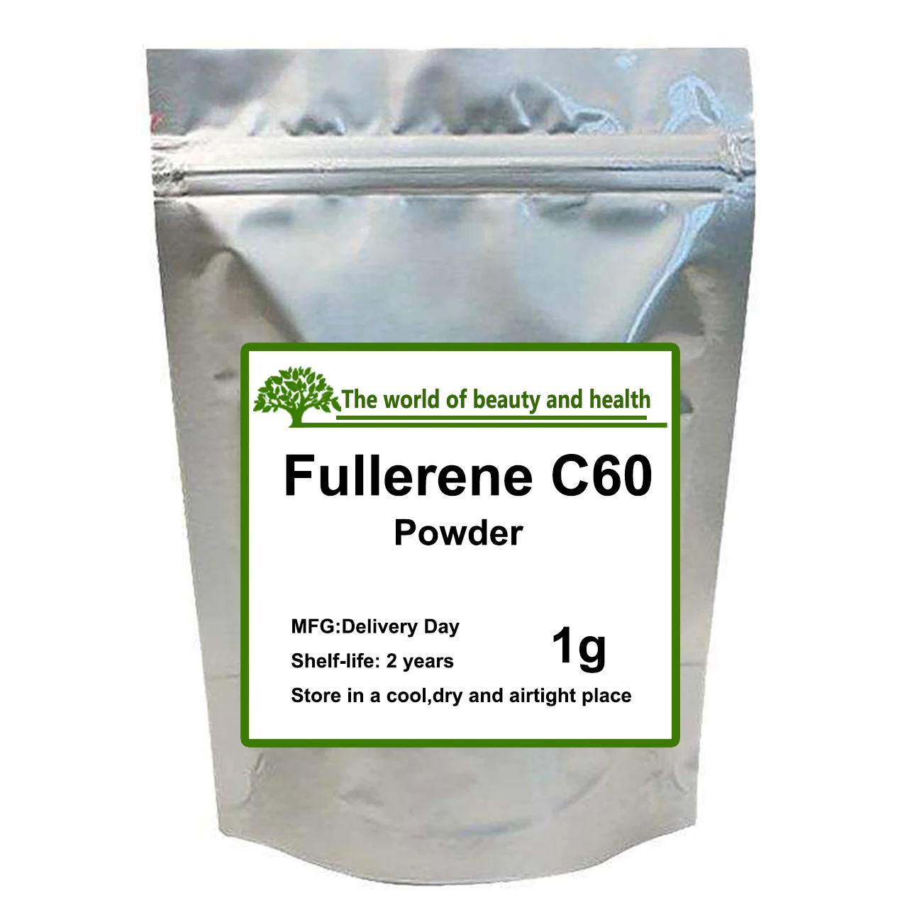 

Hot Sell Fullerene C60 Powder For Skin Whitening Anti Wrinkle Cosmetics Raw Material