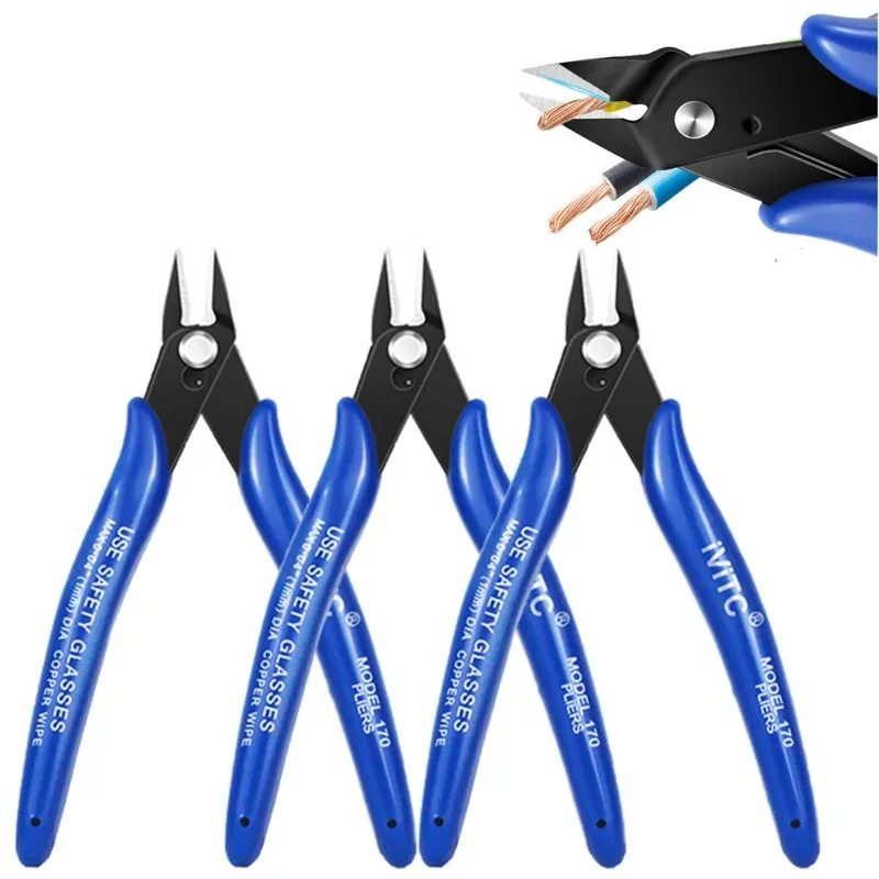

Универсальные плоскогубцы, многофункциональные инструменты, кусачки для электрического кабеля, режущие боковые ножницы, кусачки из углеродистой стали, ручные инструменты