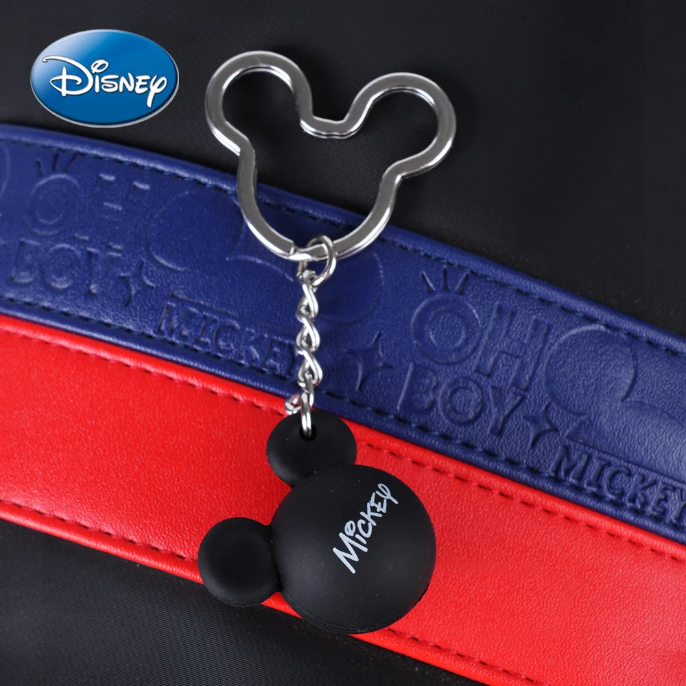 Mickey Offiziell lizenzierte 3D-Figur, Taschenclip, Charms, Schlüsselanhänger, klassisches Design, PVC-Material, perfektes Geschenk, 1 Stück, Disney
