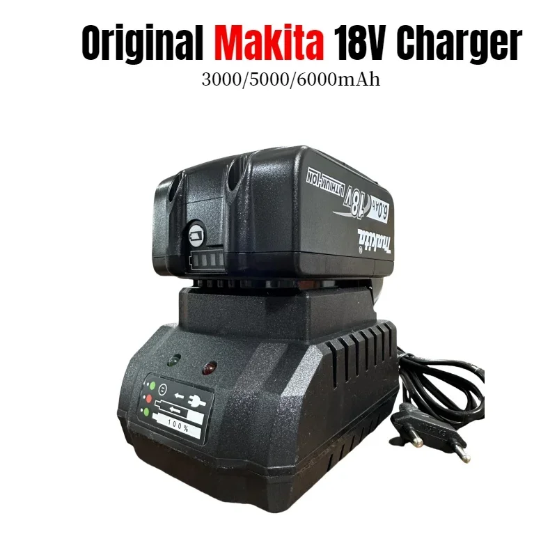 

18V Makita original charger 1.8A Fast current charging Makita 18V electric tool battery BL1860 BL1850 BL1830 charger US/EU plug