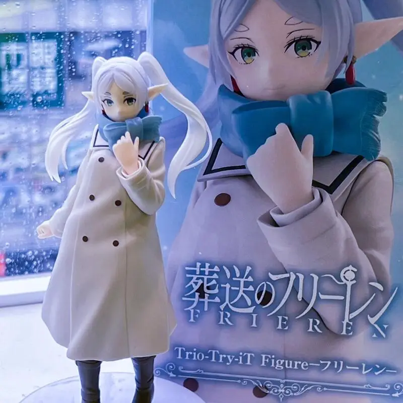 

Genuine Original FuRyu Trio-Try-iT Frieren: Beyond Journey's End Frieren Winter Suit Anime Figure Collectible Model Gifts Toy