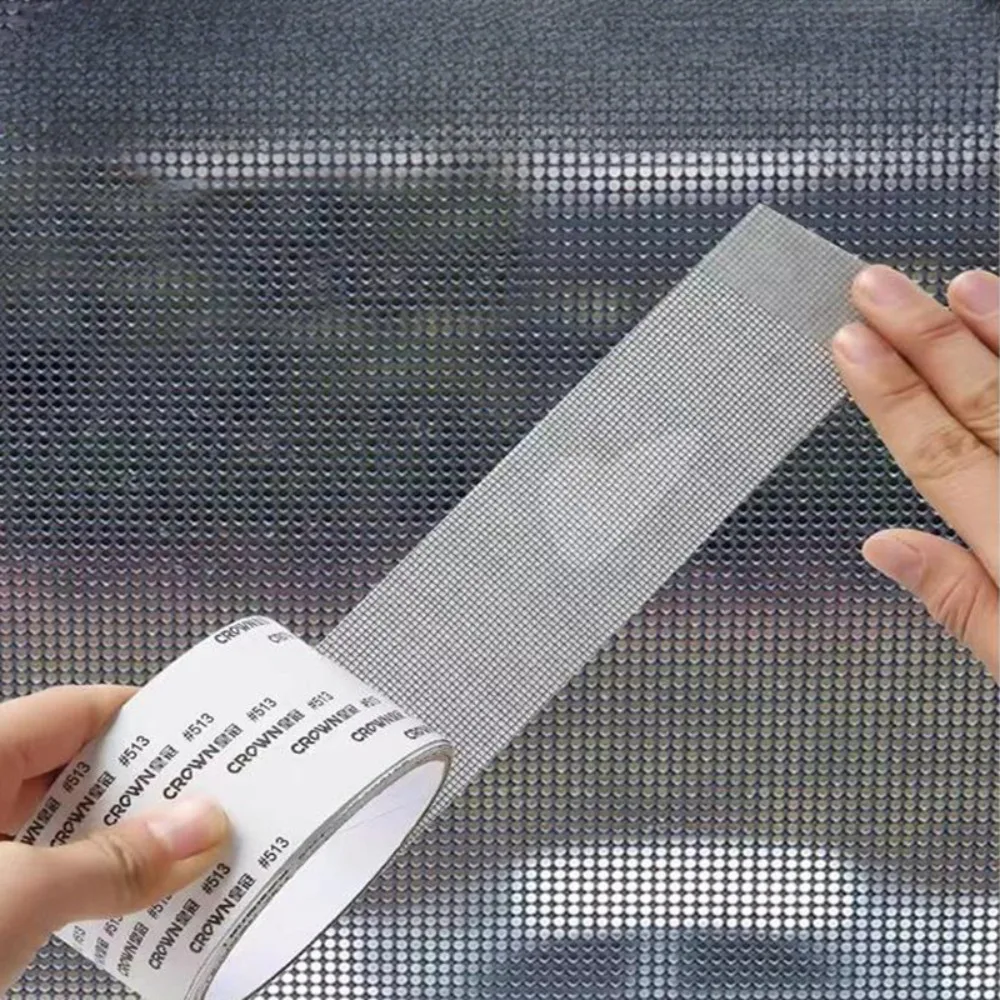 New Waterproof Window Screen Repair Tape Door Window Fix Self-adhesive Net Patch Anti-Insect Mosquito Mesh Broken Repair stick