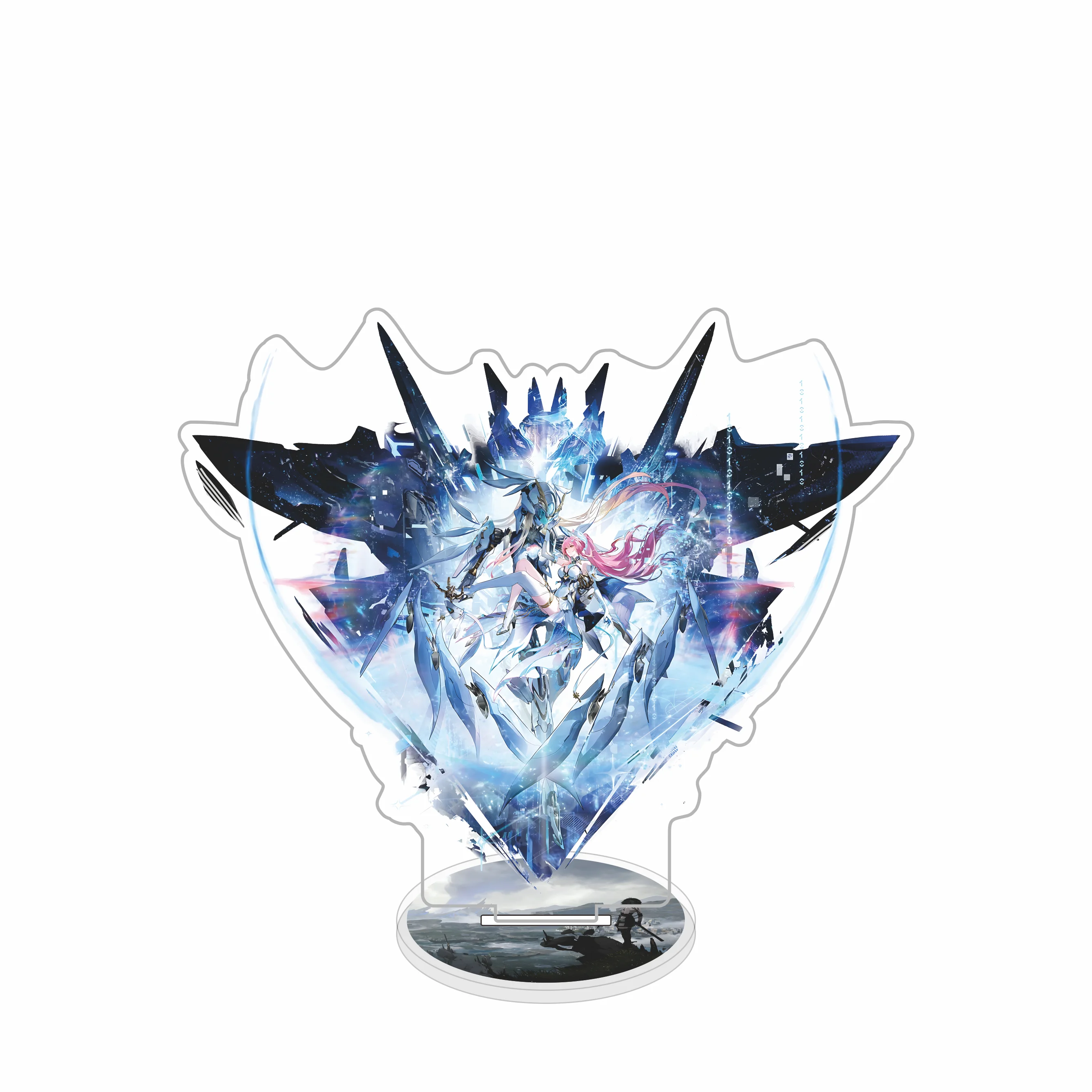 Wuthering Waves Augusta Gallery Figure Stand Model Plate Key  LUUK HERSS AEMEATHA Acrylic Standing Anime Iuno SIGRIKA Gift
