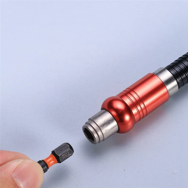 Extensão flexível do suporte da broca da chave de fenda para bocados de broca, bocados de eixo de extensão da broca sextavada elástica dobrável eixo macio ba