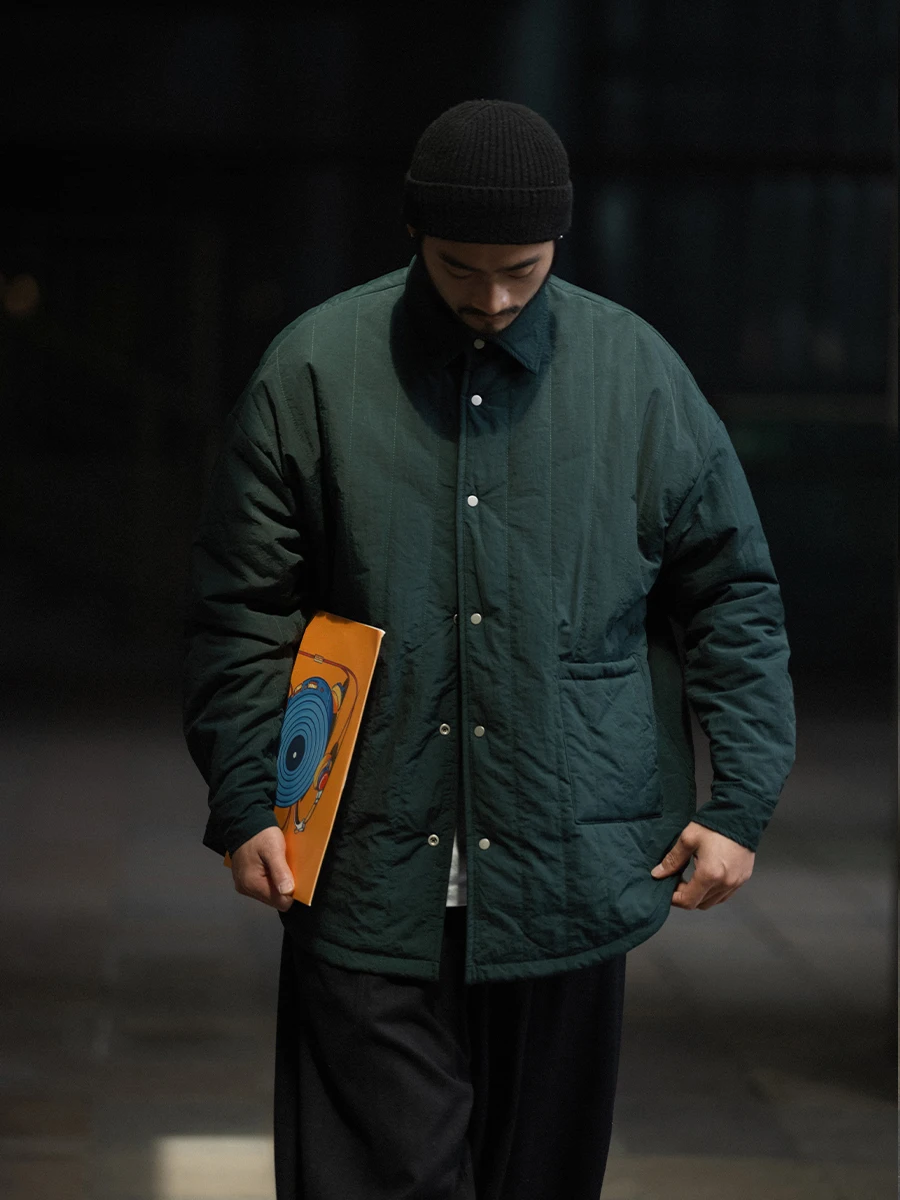 

Noears Men's Loose Fit Cotton irt Mint een Casual Sle Button down Waterproof Faionable Outerwear for Youth