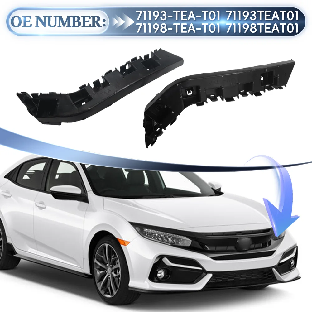 Paar Frontstoßstangenhalter-Montagehalterungen-Set für Honda Civic 2016–2021 71193-TEA-T01 71198-TEA-T01 71193TEAT01 71198TEAT01 – Detail 4
