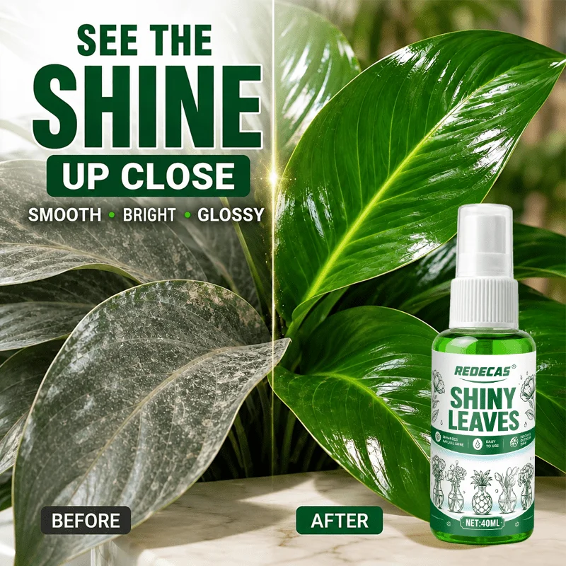 Multi-Purpose No-Wipe Plant Foliar Spray, Yellow Leaf Repair & Brighten, for All Indoor Plants & Garden Greenery, Natural Luster