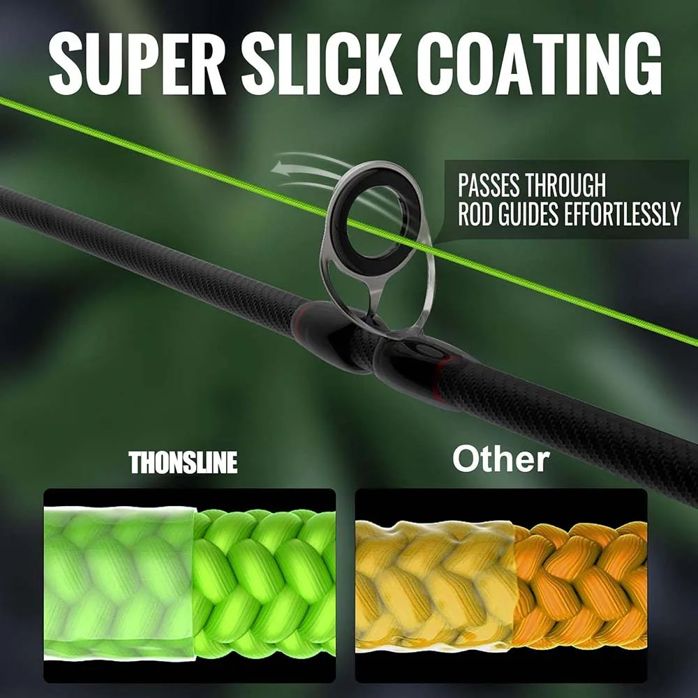 pesThornsLine T-Braid Hilo Trenzado Japonés para Largos Lances