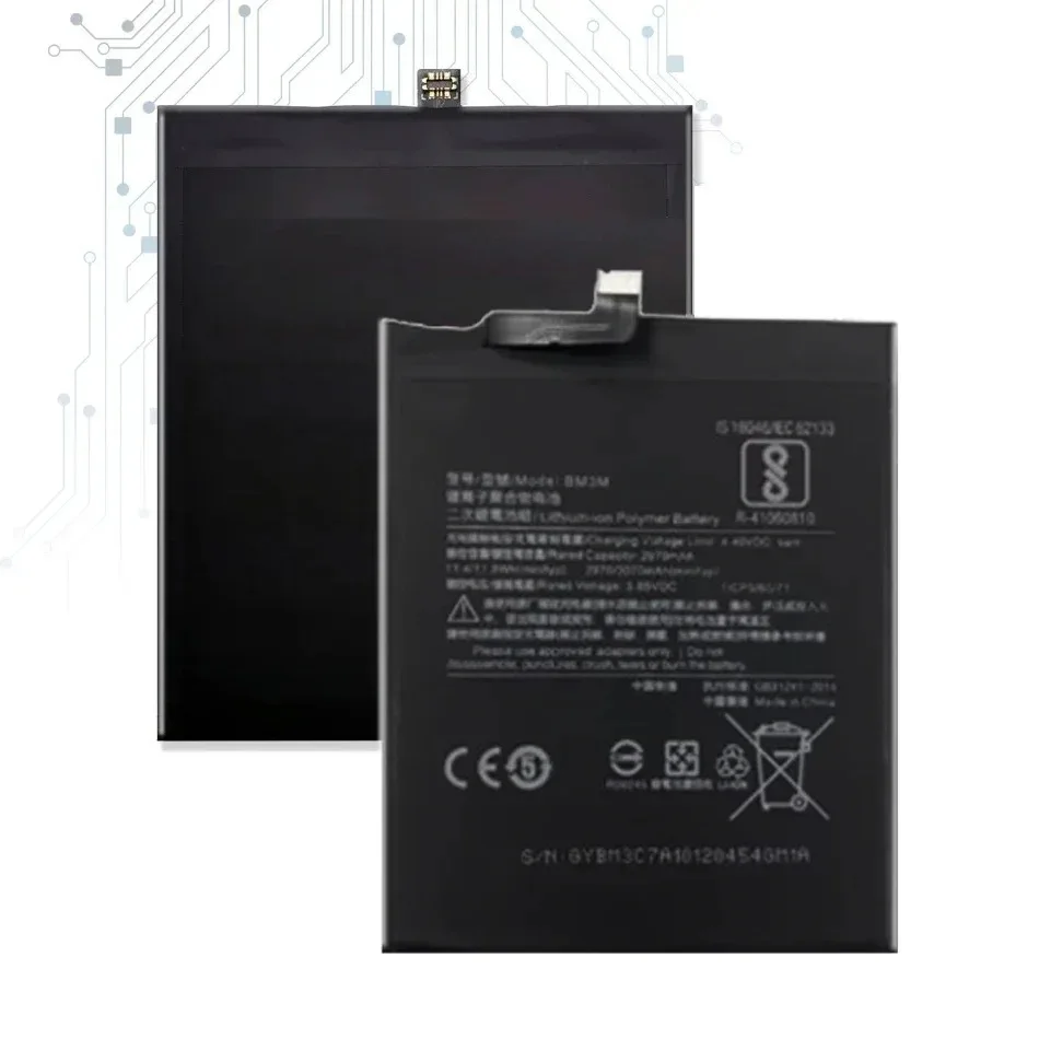 Battery BM3M For Xiaomi Mi9 Mi 9 SE 3070Mah High Capacity Rechargeable Phone Replacement Batteria Akku