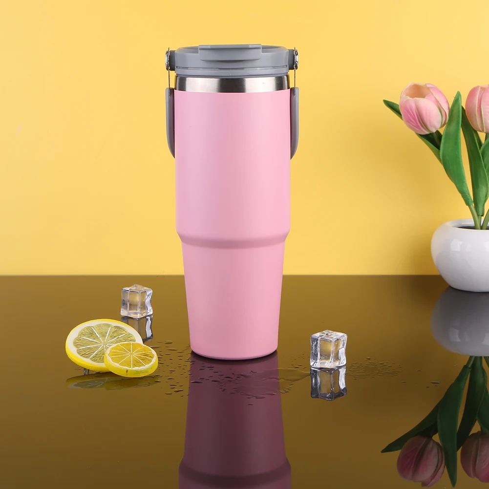 

30oz Vacuum Insulated Cup Stainless Steel Double-Layer Insulated Cup Vacuum Thermal Insulated Mug for Cold Hot Beverages