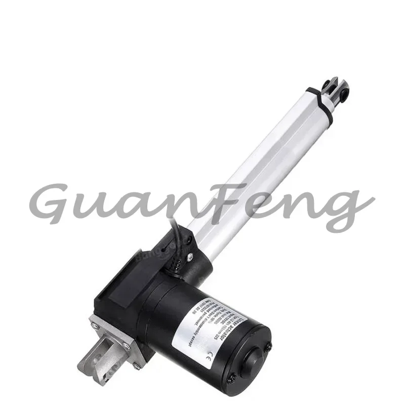 Permanent Magnet Drive Linear Actuator DC 24V 6000N Load 100mm Stroke With Bulit-in Limit Switch for Boiler