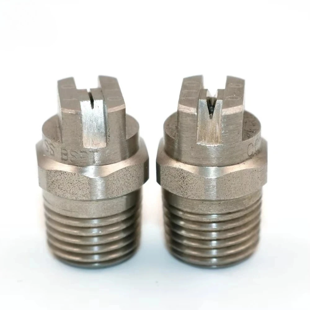 10PCS New Stainless Steel 304 316 HVV HU Vee Jet Flat Fan Spray Nozzle High Precision High Pressure Washing Surface Cleaning