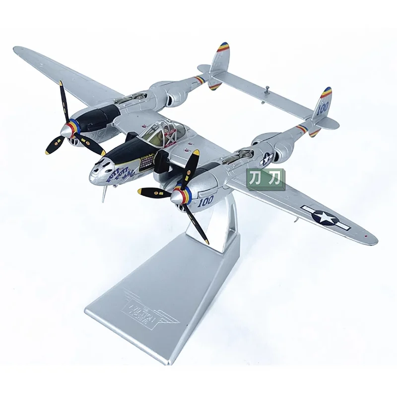 

Diecast 1/72 Scale American P-38 P38 Fighter Aircraft Model Alloy Finished Ornaments Collection Toy Display Decoration