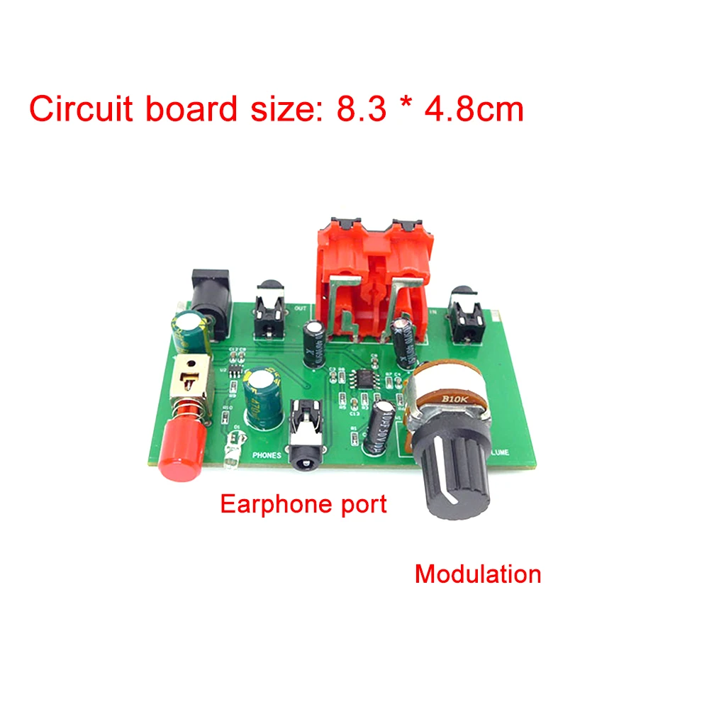 MC33202 Audio Signal Preamplifier Audio Board Gain 18db Diy Home Theater Headphone Driver Mini Amp DC3-5V