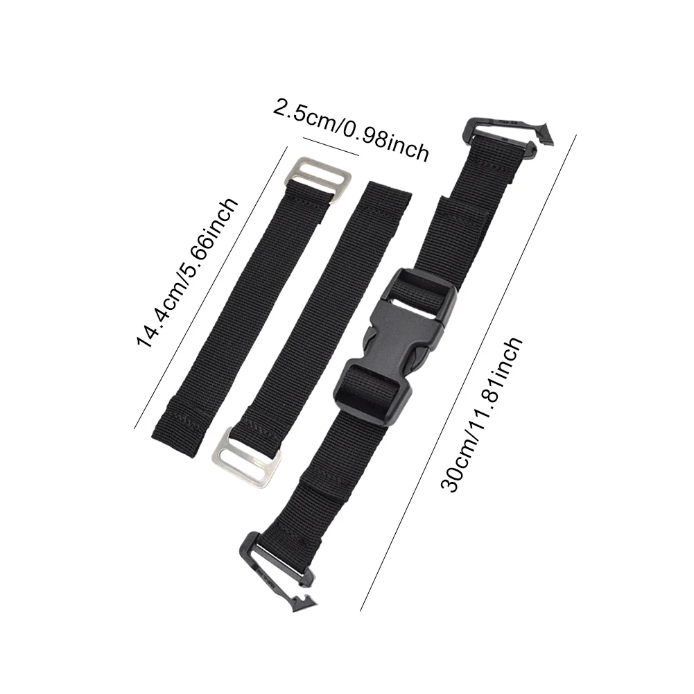 Backmount Fixed Strap Backpack Chest Strap Quick Release Scuba Diving Webbing Wear BCD Tank Strap for Scuba Diving view 6