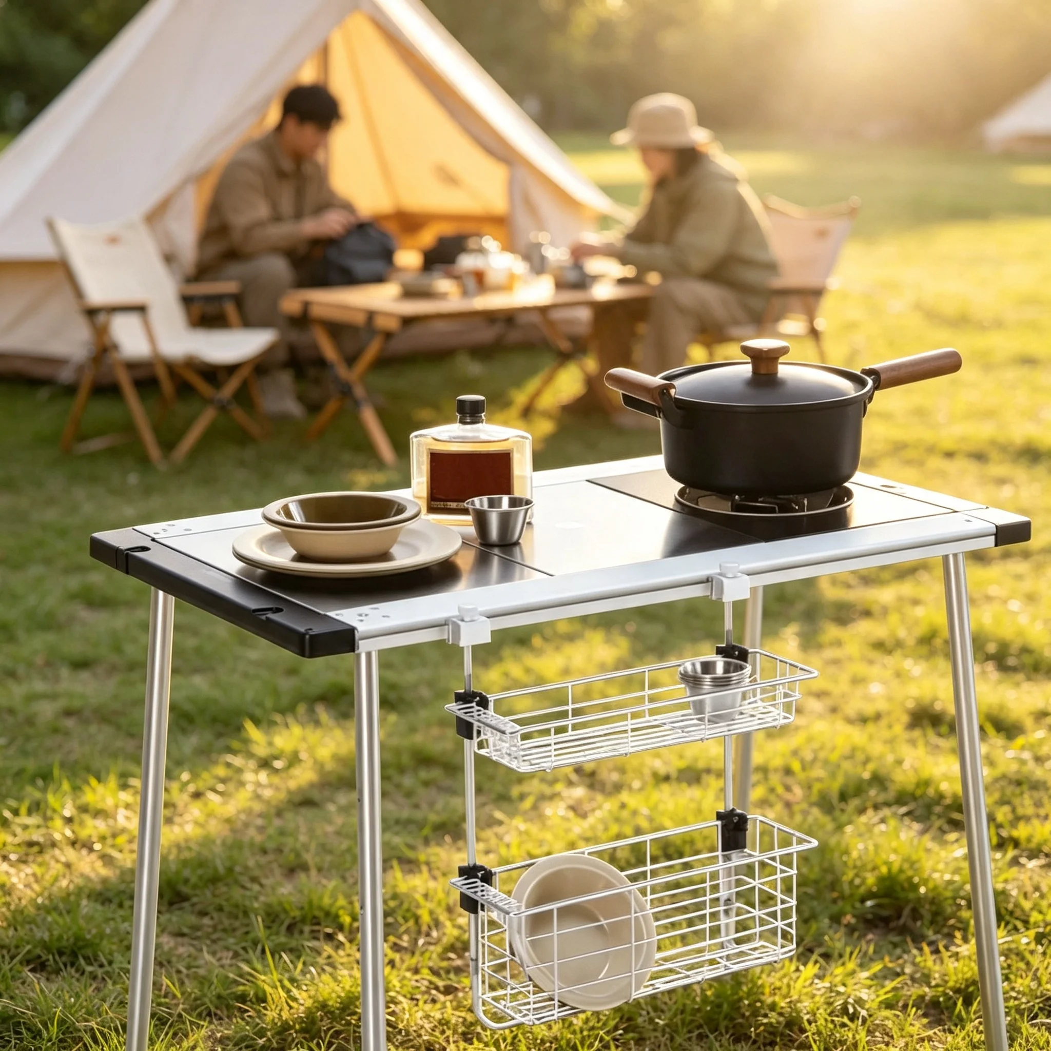 Acessórios para Mesa de Campin - Outdoor Camping Kitchen Table avaliação e preço