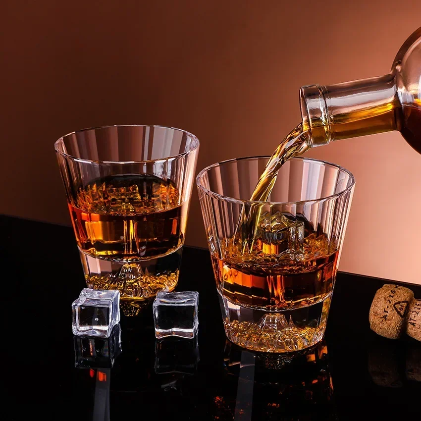 

High-value Crystal Glass Whiskey Wine Glass Household Multi-functional Water Cup Heat-resistant Green Tea Cup Juice Cup