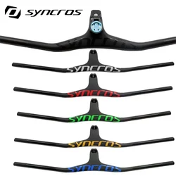 Syncros-Múltipla Cor MTB Guiador Integrado, Fibra De Carbono, Um Guiador Em Forma, Stem -17 Grau Quadro Da Bicicleta, Peças de bicicleta